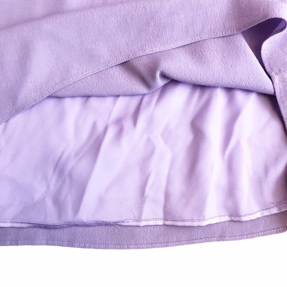 NBD Naven Twins REVOLVE Headspins Laced Back Mini Summer  Dress Light Purple - Picture 8 of 13